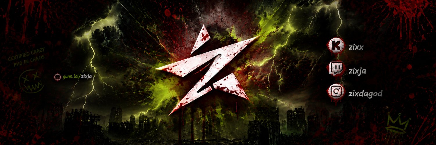 Ƶ𝔦x banner