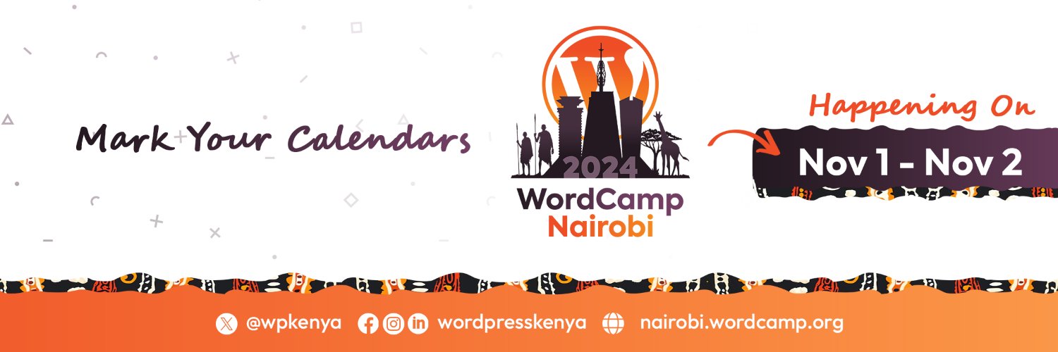 Jeremy M. Kabaya | Lead Organizer, WordCamp NBO 24 banner