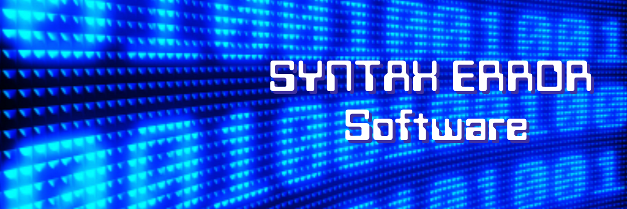 syntax error soft (Paul Nicholls) banner