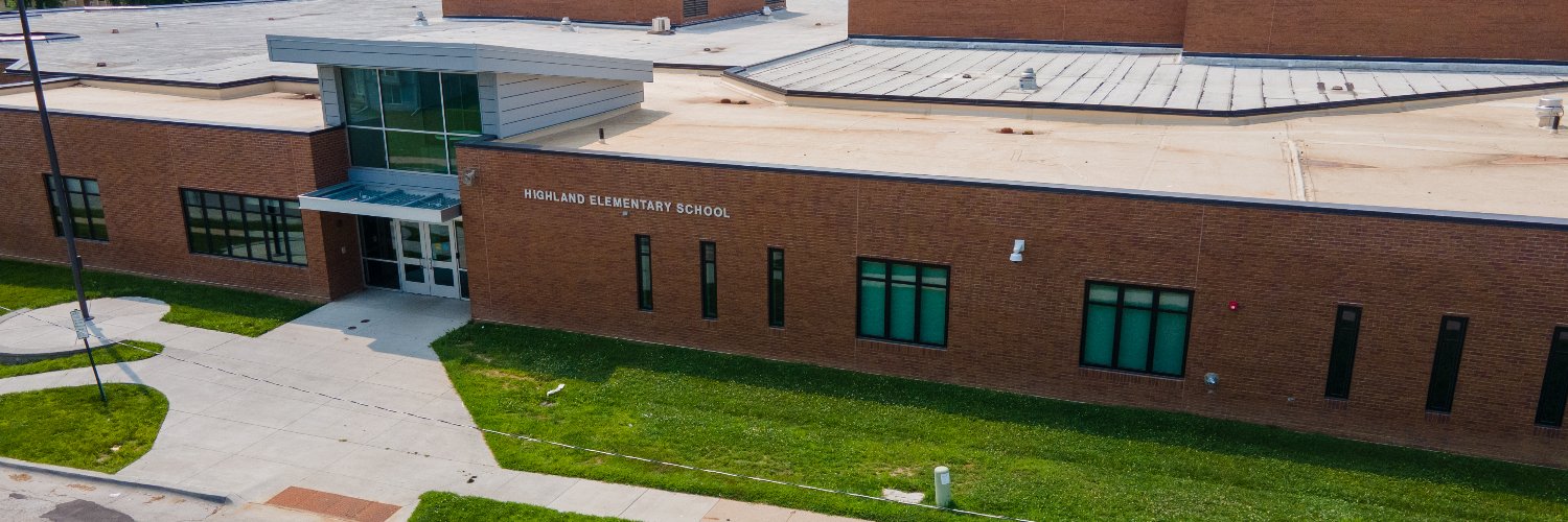 Highland Elementary School banner