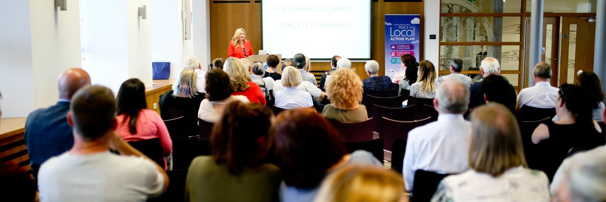 PEACE IV Programme Antrim and Newtownabbey banner