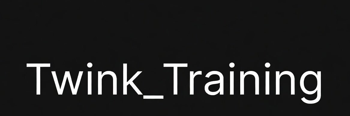 twink training banner