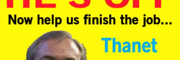 Stop FARAGE @ Thanet banner