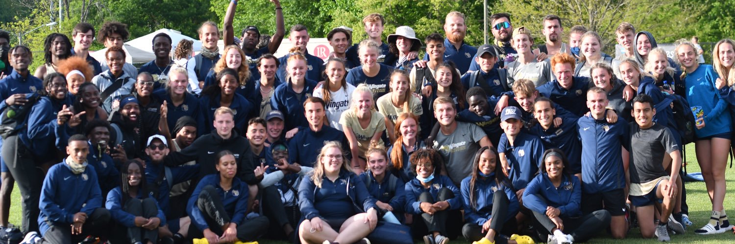 Wingate Track & Field and Cross Country banner
