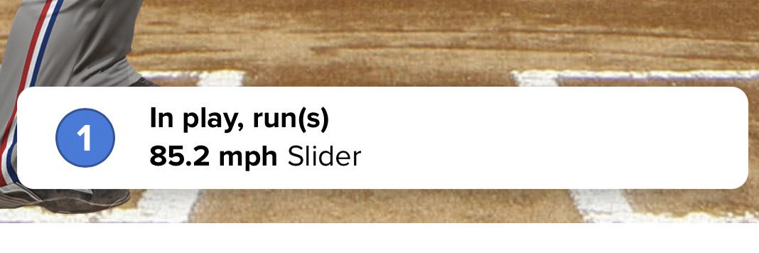 ⚾️ In play, run(s) banner