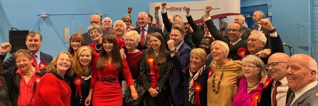 Gedling Labour banner