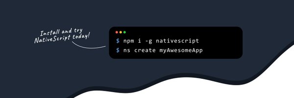 NativeScript Profile Banner