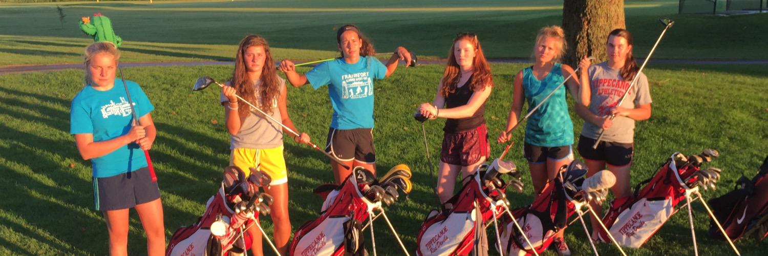 Red Devil Lady Golf banner