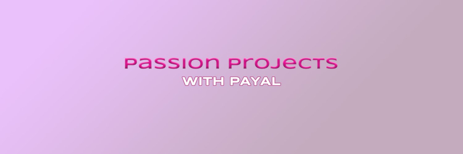 Payal Doshi banner