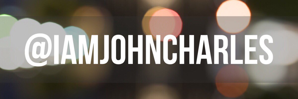 iamjohncharles's profile banner image