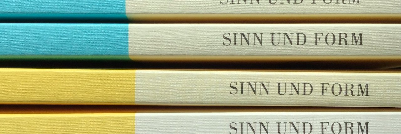 Sinn und Form banner