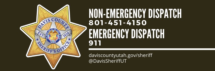 Davis County Sheriff's Office banner
