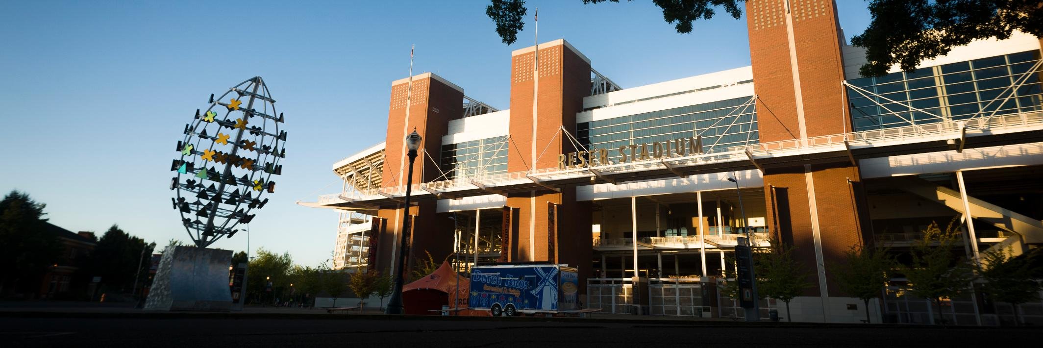 Reser Stadium banner