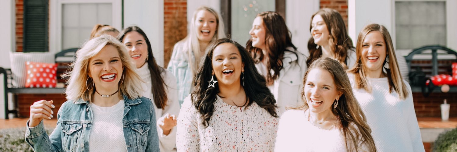 Chi Omega- Troy University banner