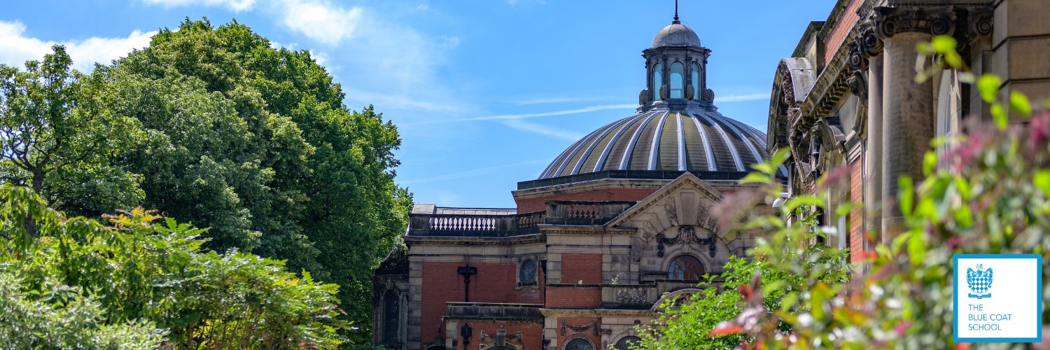 The Blue Coat School banner