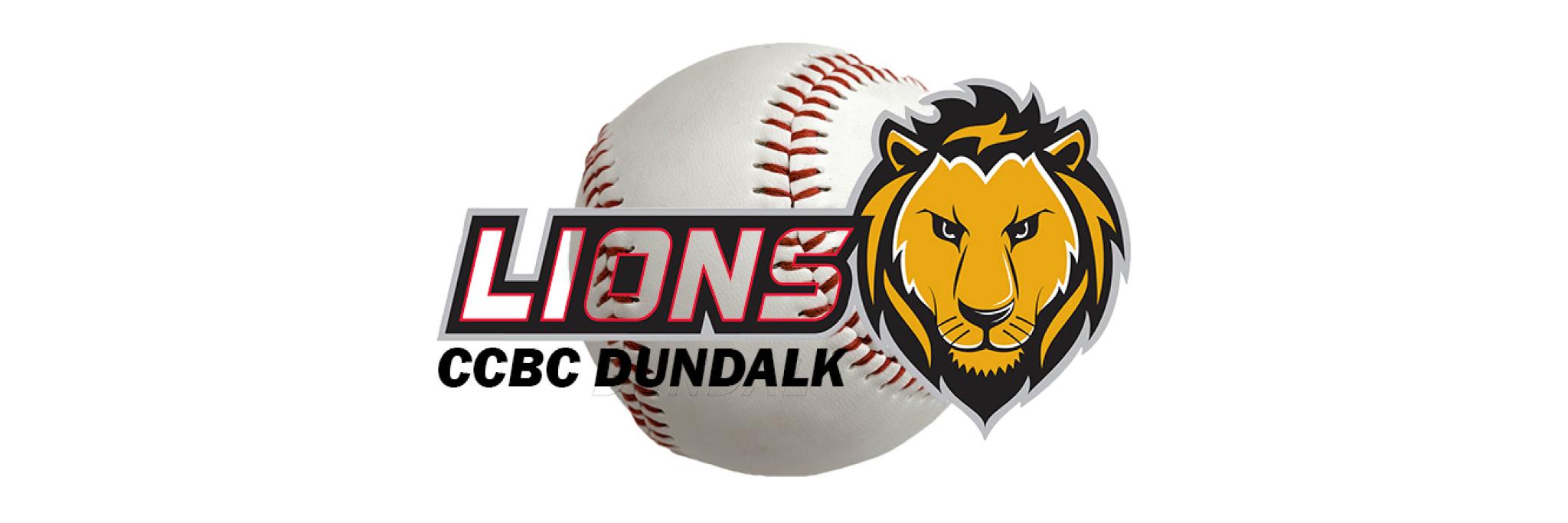 CCBC Lions Baseball banner