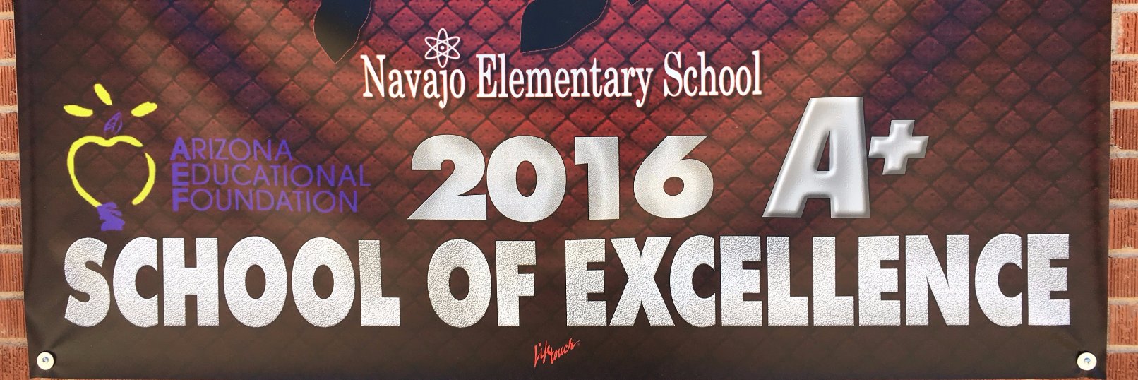 Navajo Elementary School banner