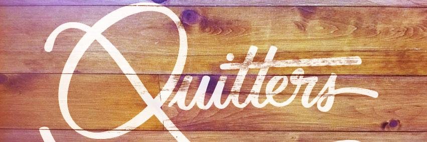 Quitters Coffee banner