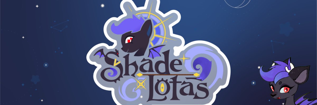 🔞𝕾𝖍𝖆𝖉𝖊 𝕷𝖔𝖙𝖆𝖘 🔞| MLP G4 BAPHOMET VTUBER banner