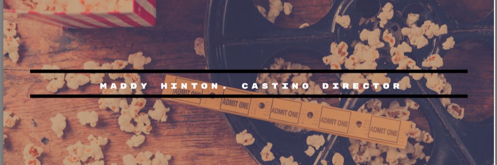 Maddy Hinton Casting 💙 banner
