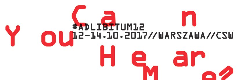 Ad Libitum Festival banner