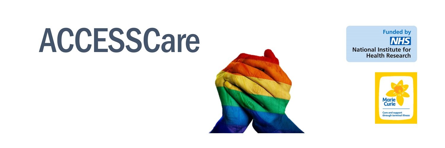 ACCESSCare Research: better care for LGBT+ people banner