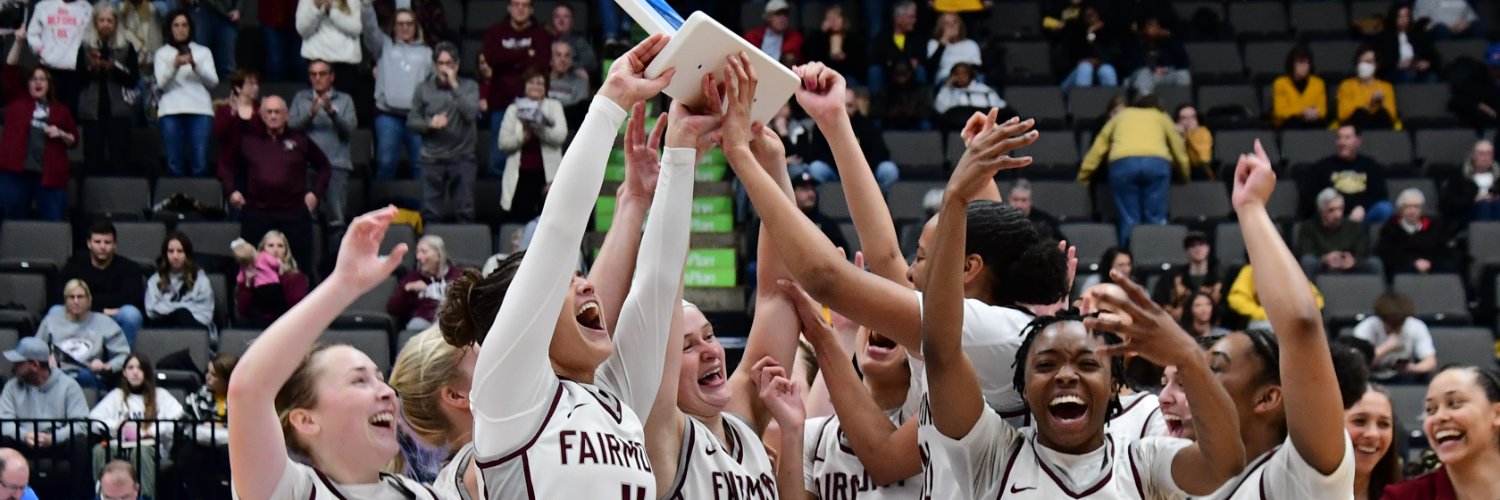 Fairmont State WBB's banner