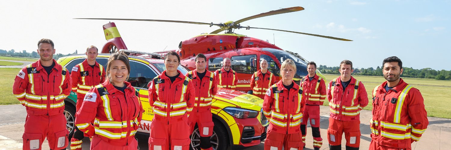 Midlands Air Ambulance Charity 🚁 banner