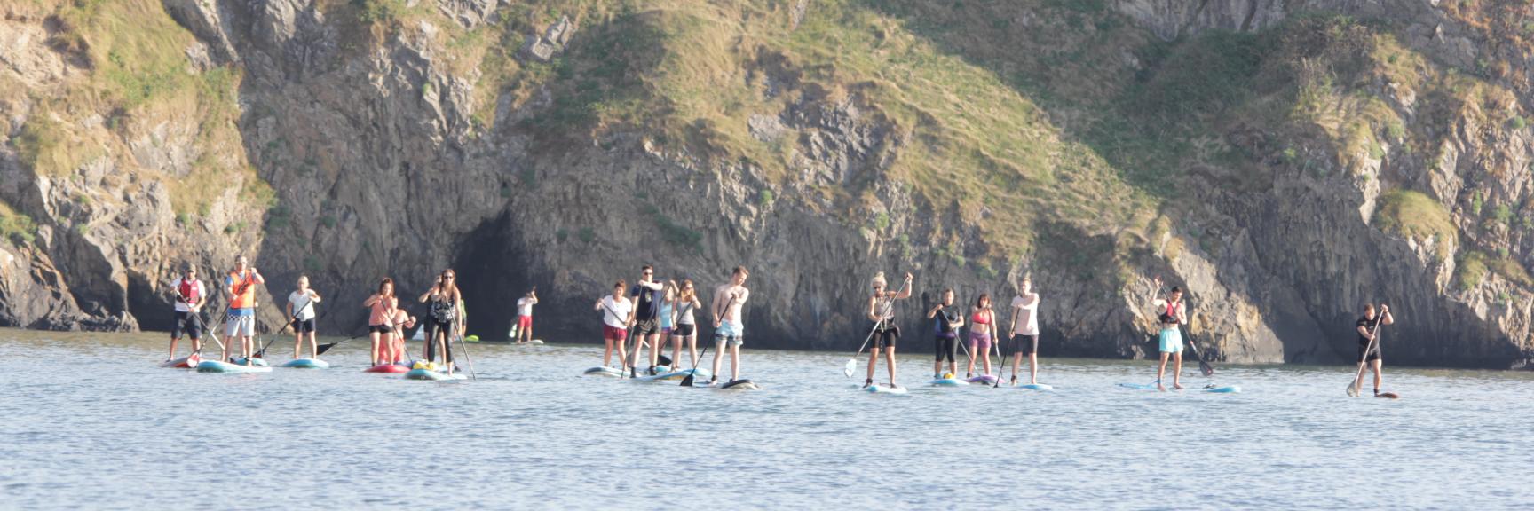 Stand up Paddling banner