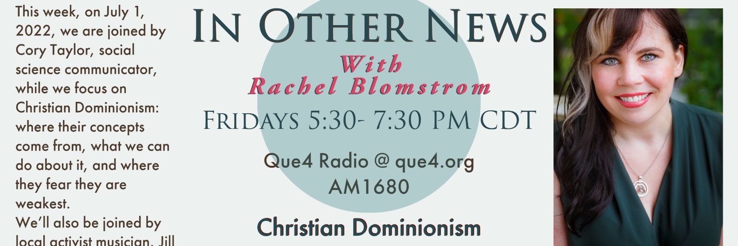 RachelBlomstrom's profile banner image