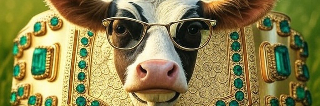 Cow with Glasses's banner