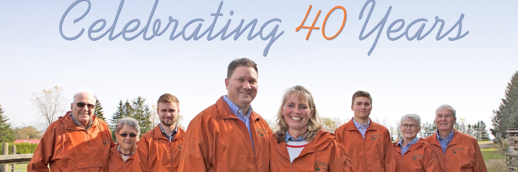 Strom's Farm &Bakery banner