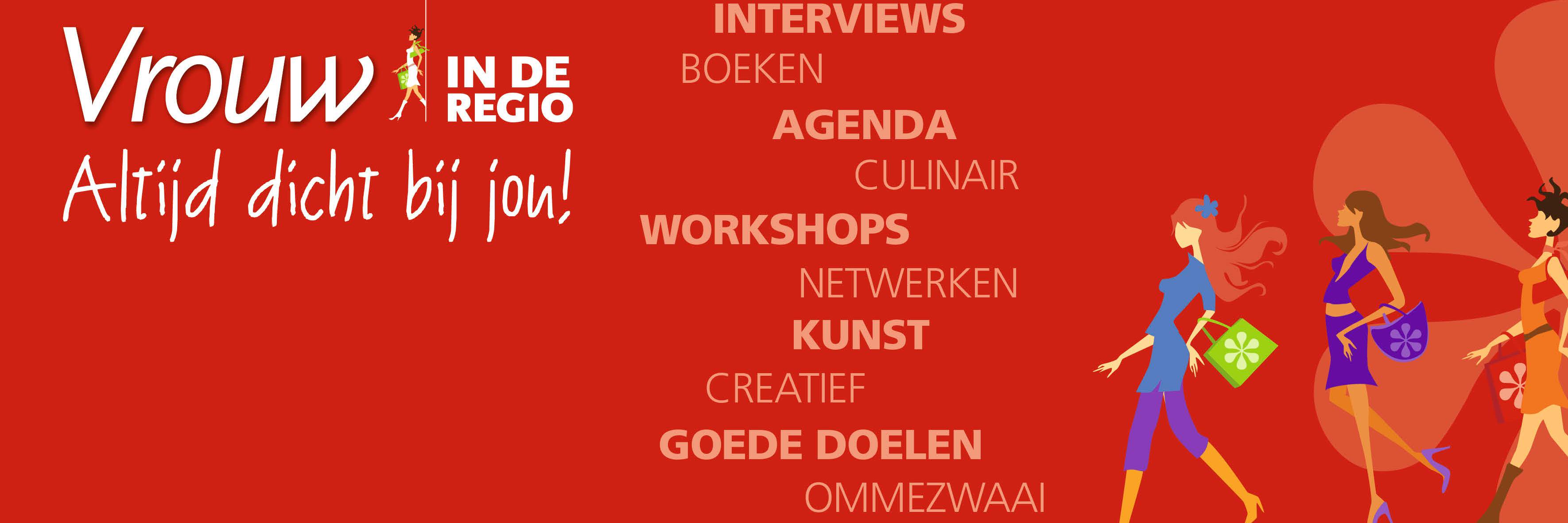 VROUW IN DE REGIO banner