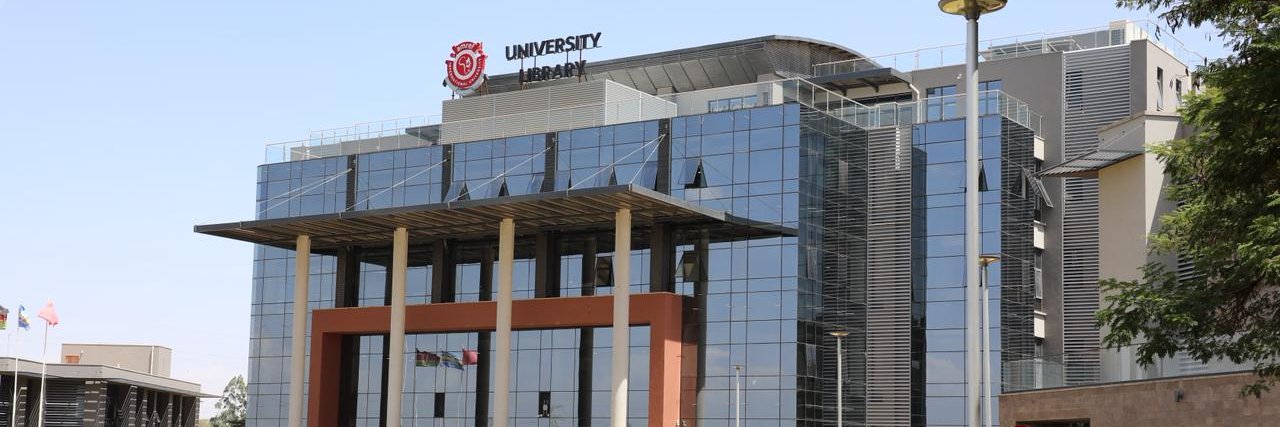 AMREF International University Library banner