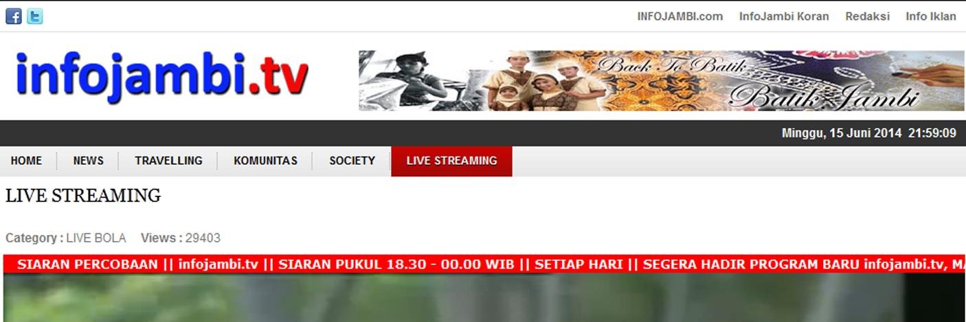 Infojambitv's profile banner image