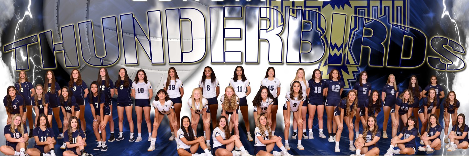 Coronado Thunderbird Volleyball banner