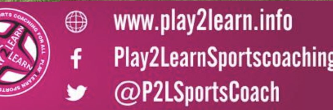 P2L Play 2 Learn Sports Coaching banner