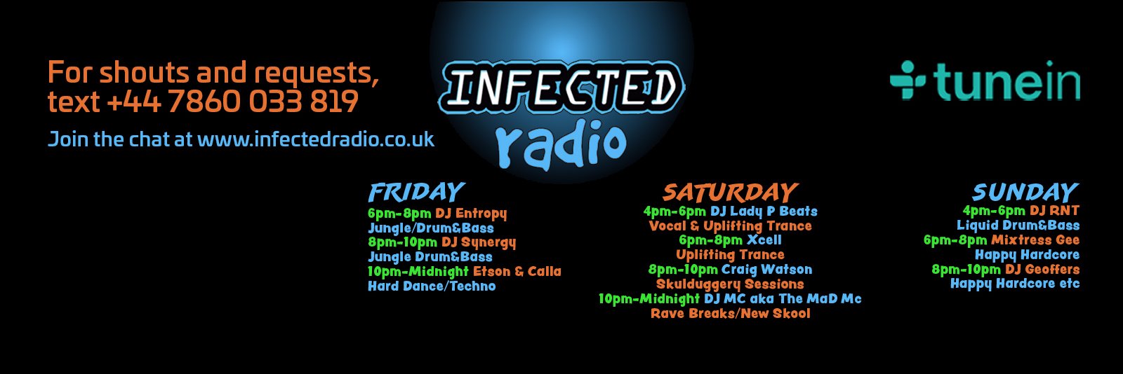 Infected Events banner