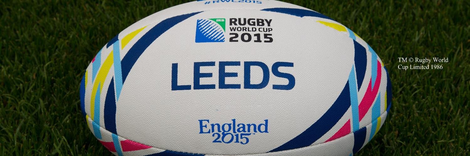 RWC 2015 Leeds banner