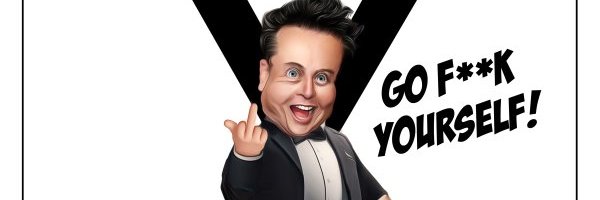 Fuk elon musk, MAGA and donald trump banner