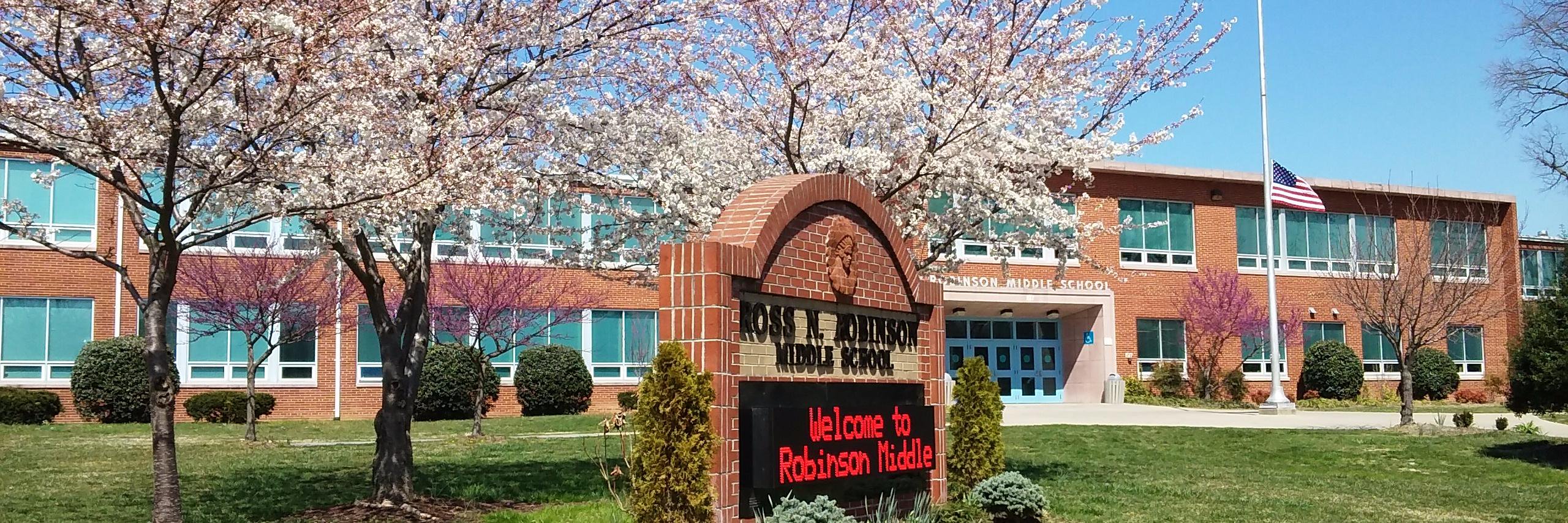 Robinson Middle banner
