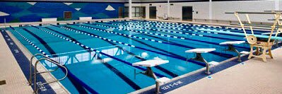 Blue Eagle Swim Team banner