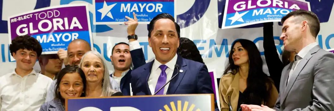 Todd Gloria banner