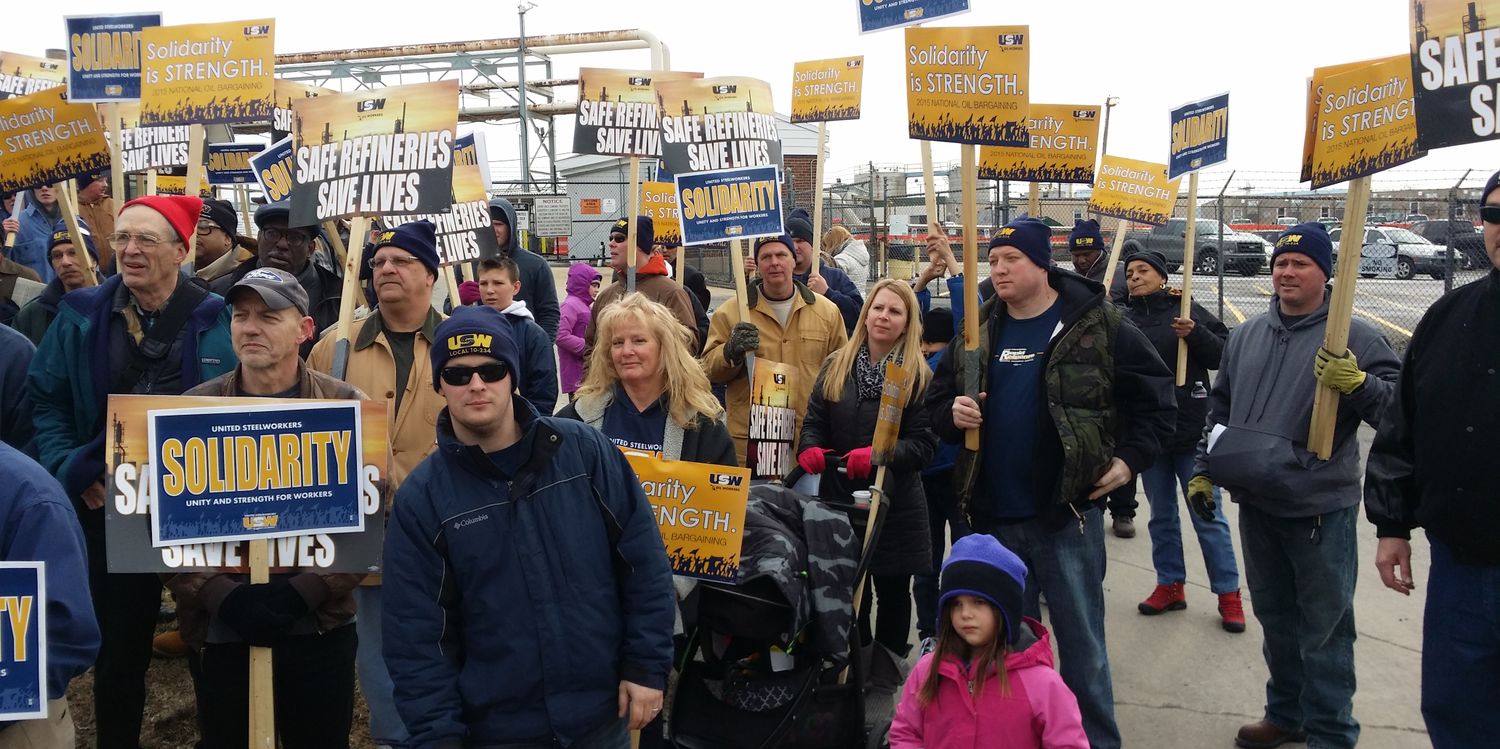 Refinery Workers banner