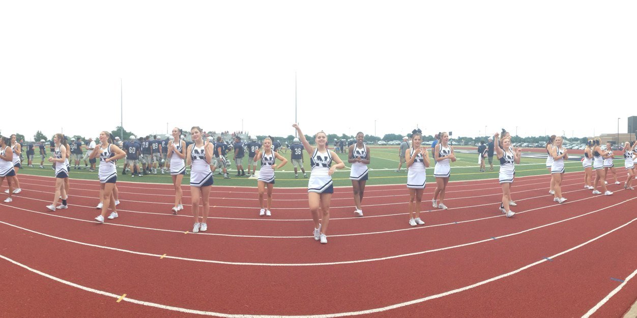 ENHS Cheer & Pom banner