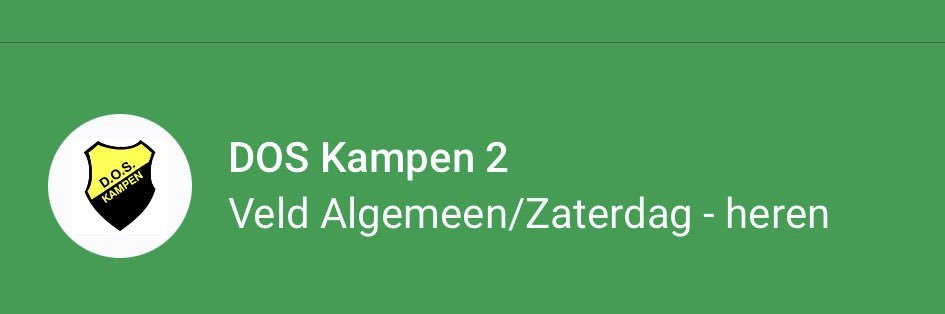 DOS Kampen JO13-1 & DOS Kampen 2's banner