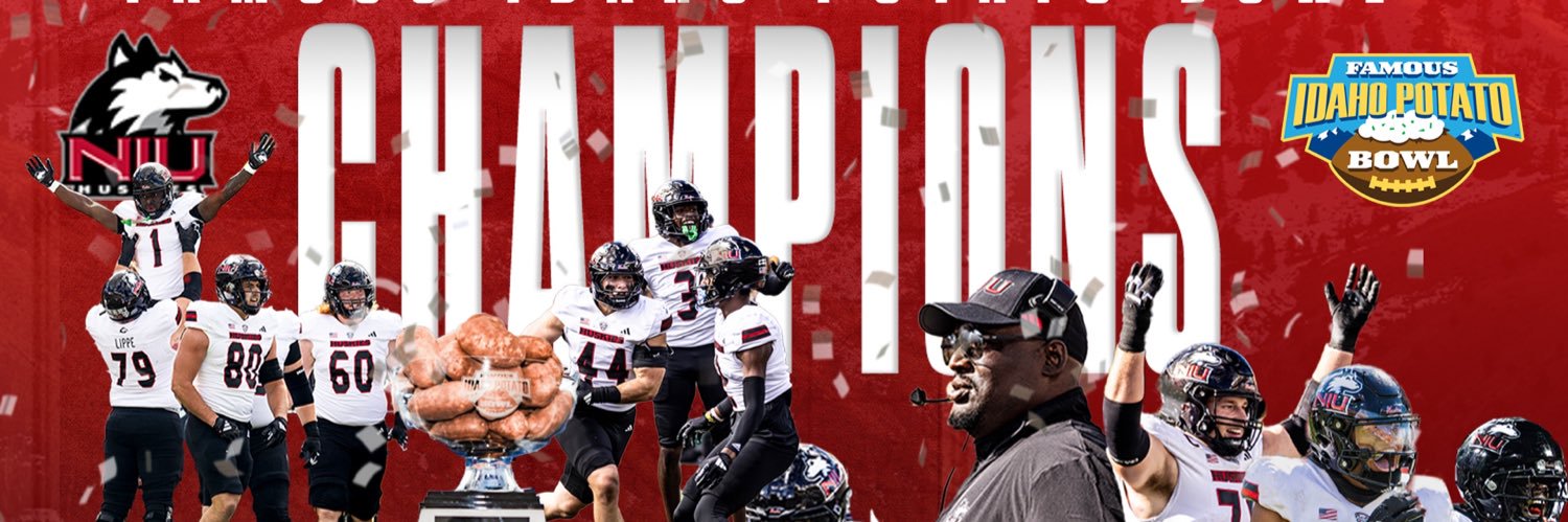 NIU Football's banner