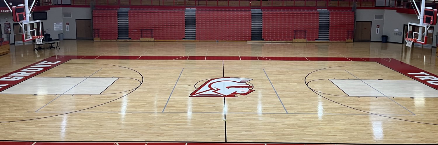 Center Grove Trojans Basketball banner