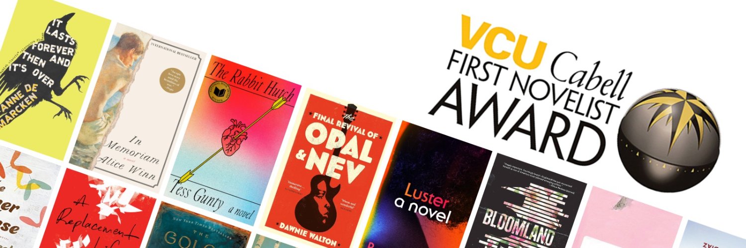VCU Cabell First Novelist Award banner