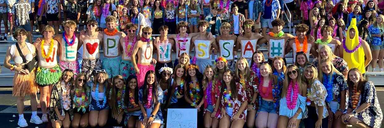 Avon Student Section banner